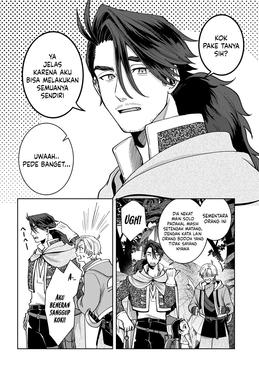 Halaman 8 dari Okami To Randoseru ~Kyu Saishuka To Tensei Musume No Danjon Gohan~ Chapter 4.1