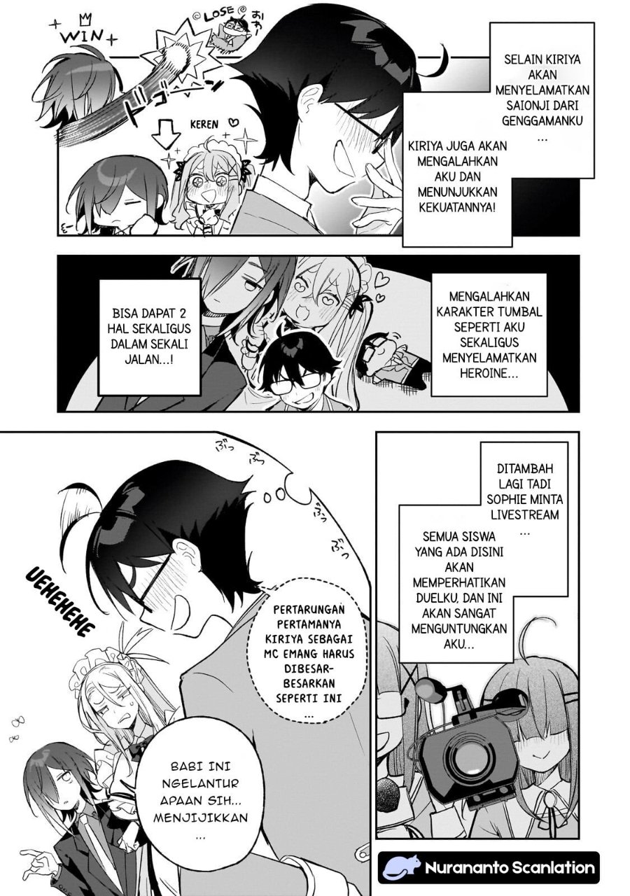 Ore wa Gakuen Zunou Battle no Ensyutsuka! chapter 4.2 halaman 9