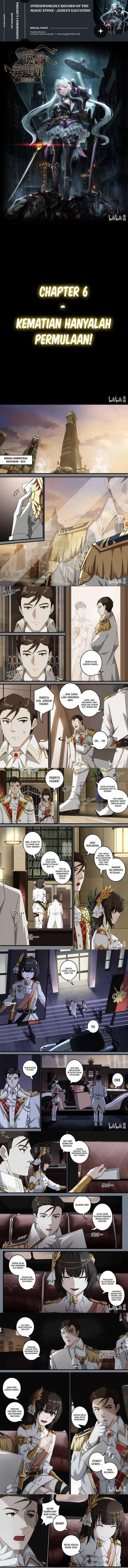 Halaman 1 dari Otherworldly Record of the Magic Stones - Aixia's Salvation Chapter 6