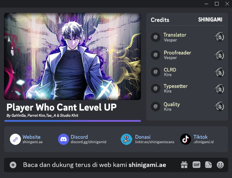Halaman 1 dari Player Who Can't Level Up Chapter 154