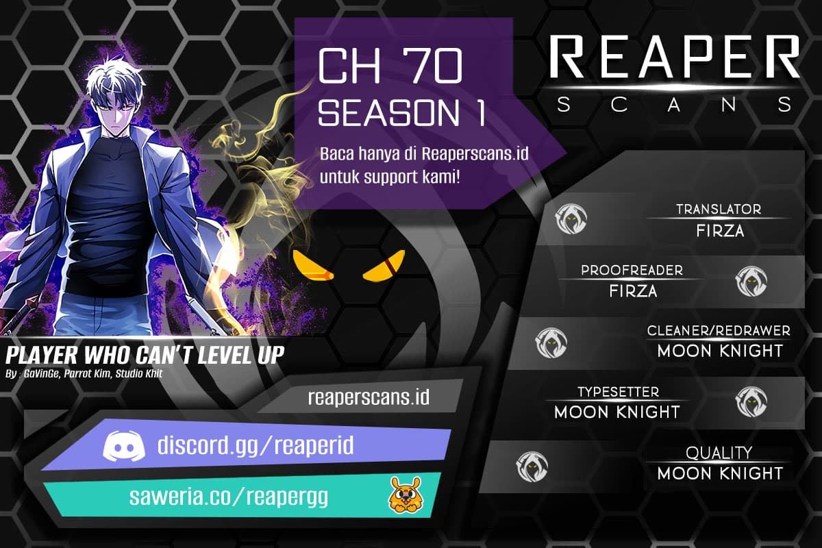 Halaman 1 dari Player Who Can't Level Up Chapter 70