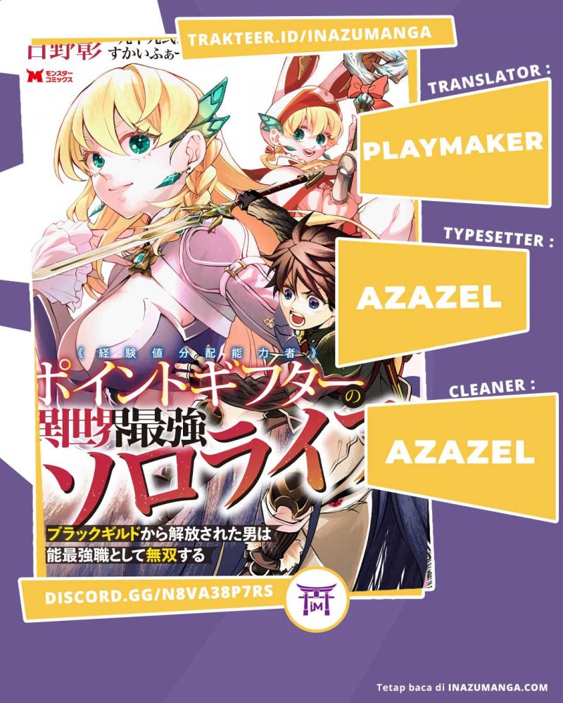Halaman 1 dari Point Gifter "Keikenchi Bunpai Nouryokusha" no Isekai Saikyou Solo Life Chapter 2