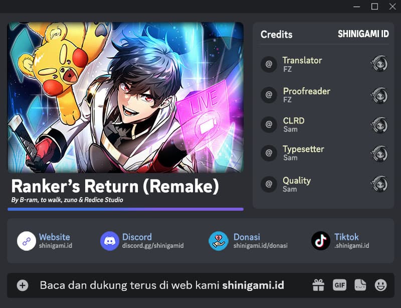 Halaman 1 dari Ranker's Return (2021) Chapter 114