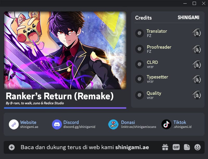 Halaman 1 dari Ranker's Return (2021) Chapter 171