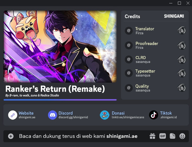 Halaman 1 dari Ranker's Return (2021) Chapter 172