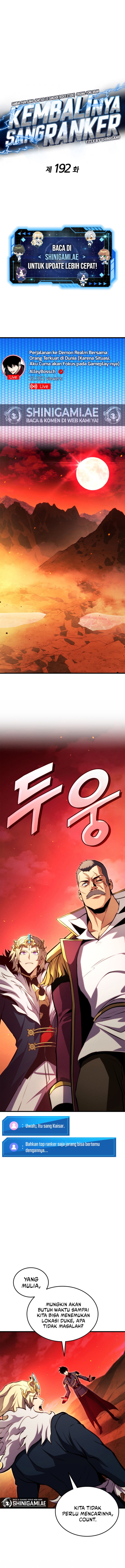 Halaman 2 dari Ranker's Return (2021) Chapter 192