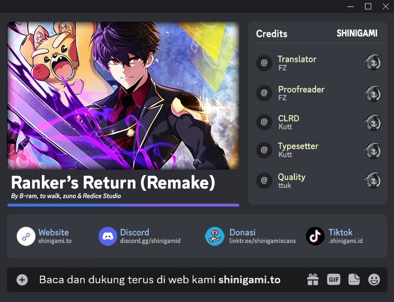 Halaman 1 dari Ranker's Return (2021) Chapter 199
