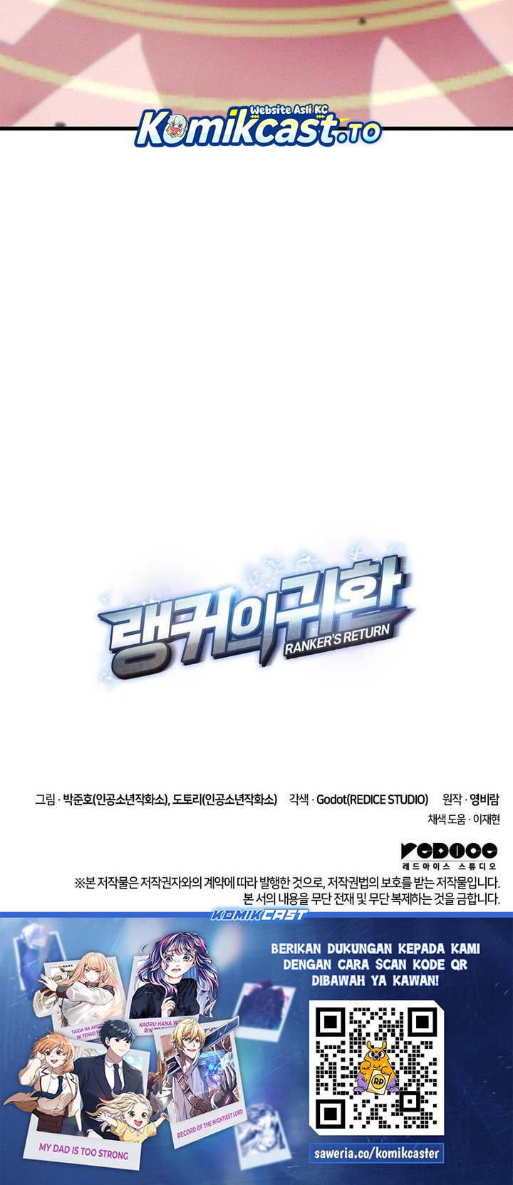 Halaman 44 dari Ranker's Return (2021) Chapter 218