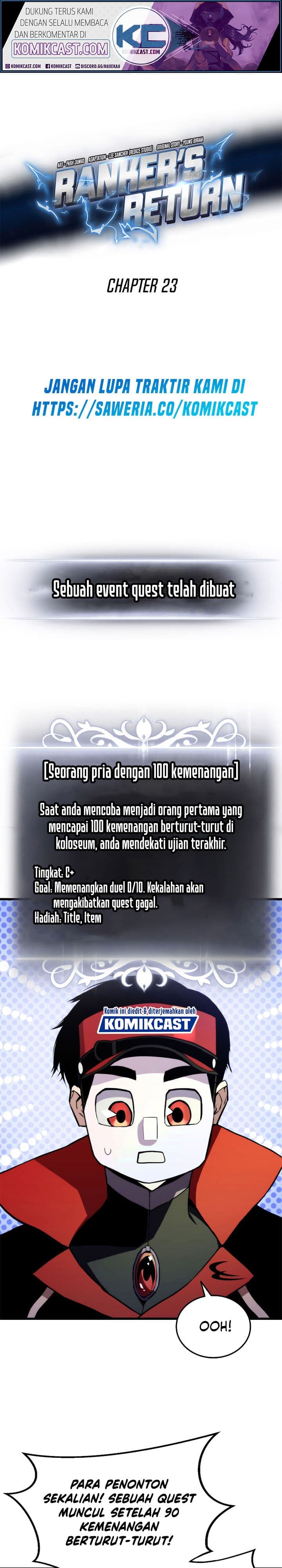 Halaman 2 dari Ranker's Return (2021) Chapter 23