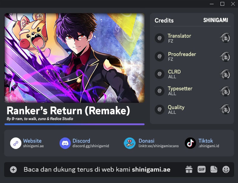 Halaman 1 dari Ranker's Return (2021) Chapter 239