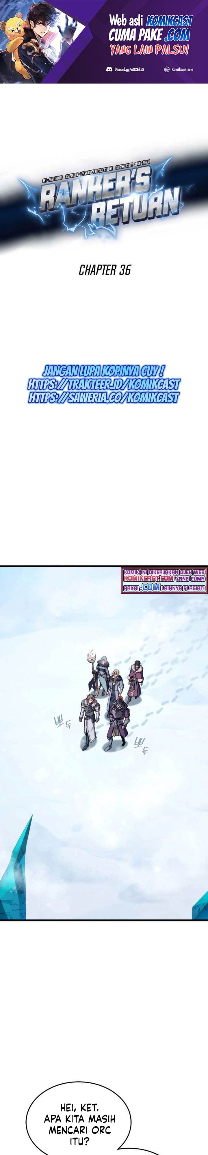 Halaman 2 dari Ranker's Return (2021) Chapter 36