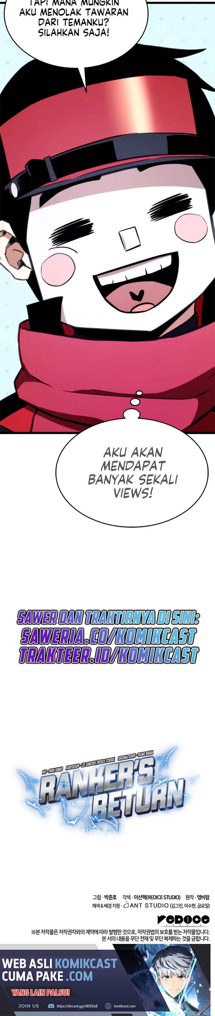 Halaman 42 dari Ranker's Return (2021) Chapter 38