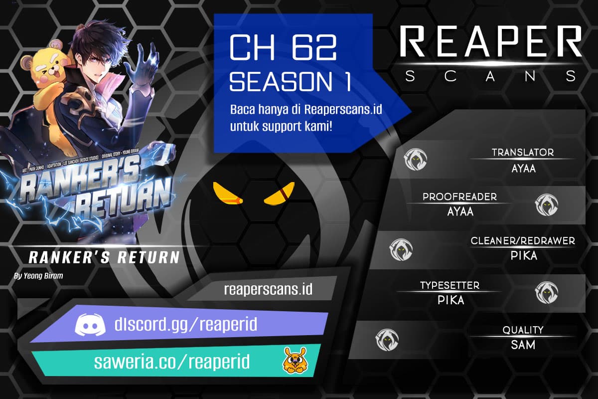 Halaman 1 dari Ranker's Return (2021) Chapter 62