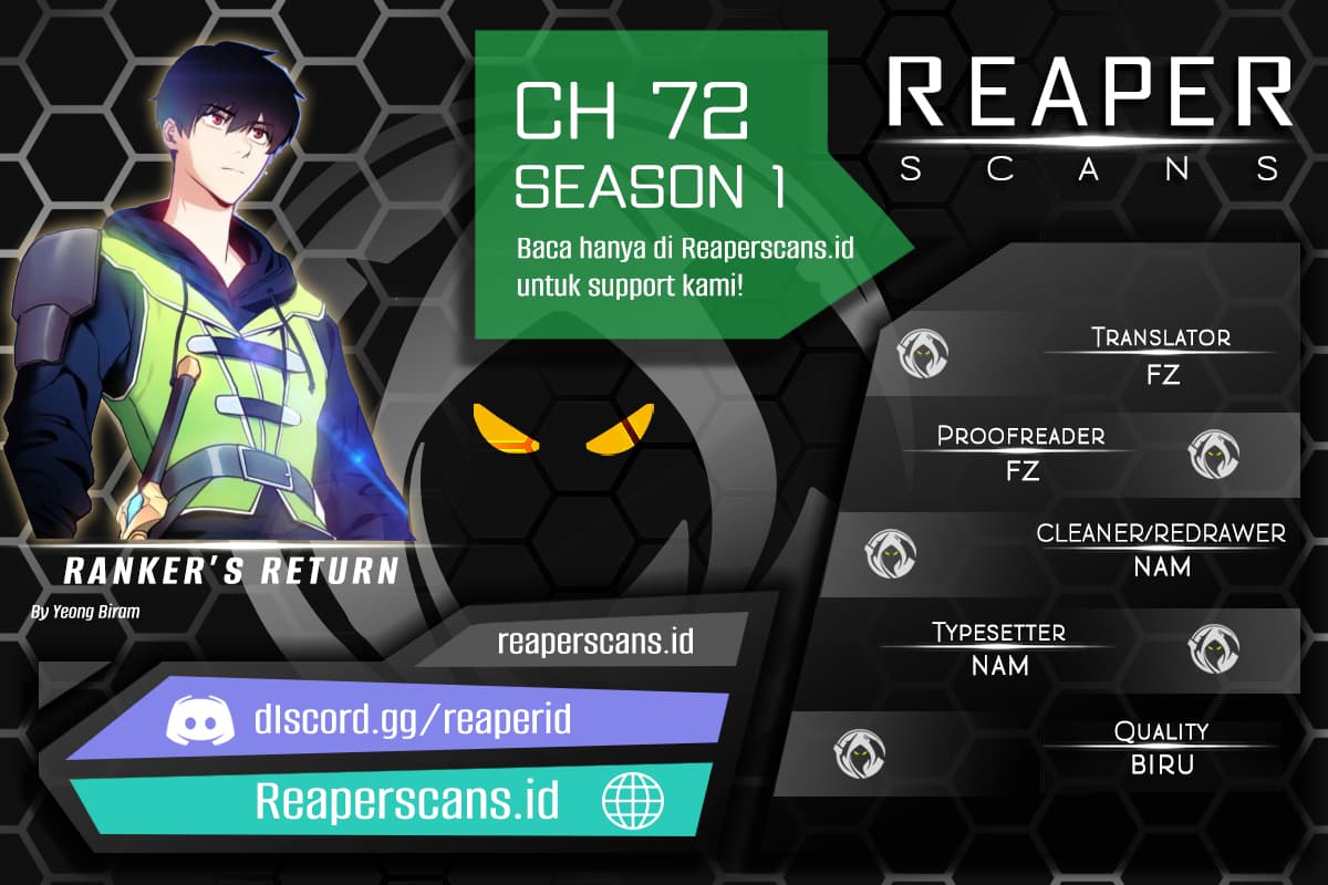Halaman 1 dari Ranker's Return (2021) Chapter 72
