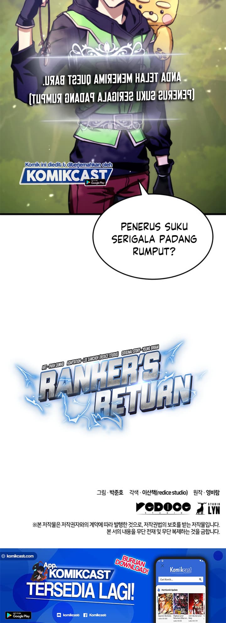 Halaman 63 dari Ranker's Return (2021) Chapter 8