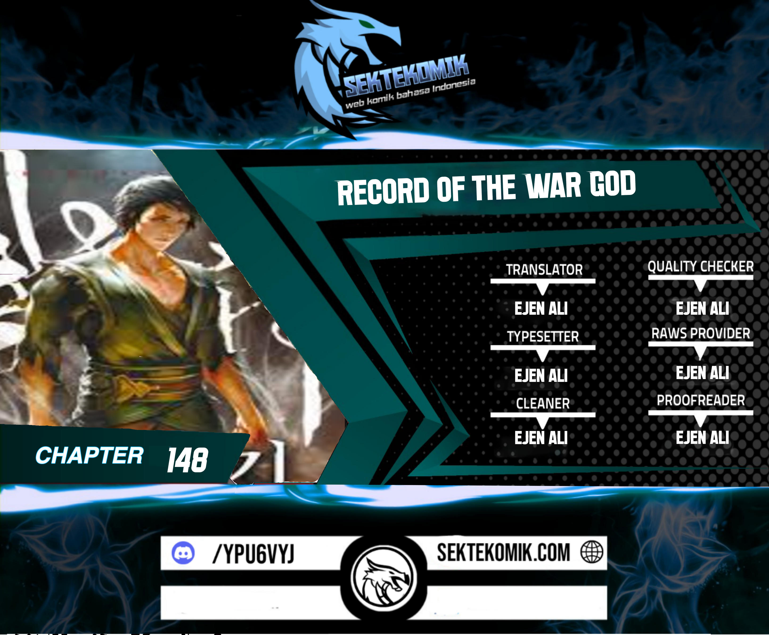 Halaman 1 dari The Legend of Martial God Chapter 148