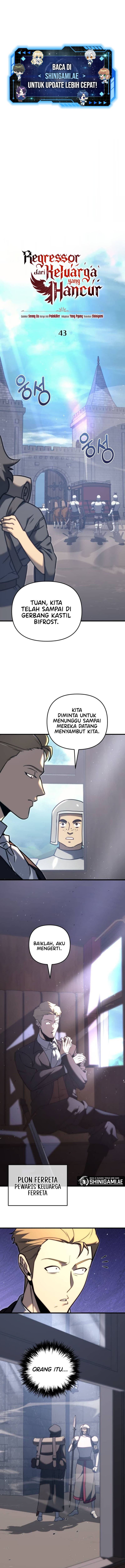 Halaman 2 dari Regressor Of The Fallen Family Chapter 43