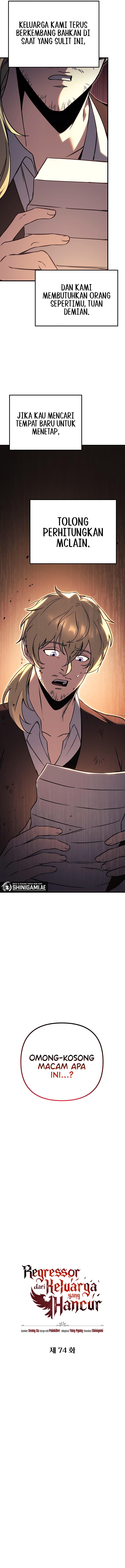 Halaman 5 dari Regressor Of The Fallen Family Chapter 74