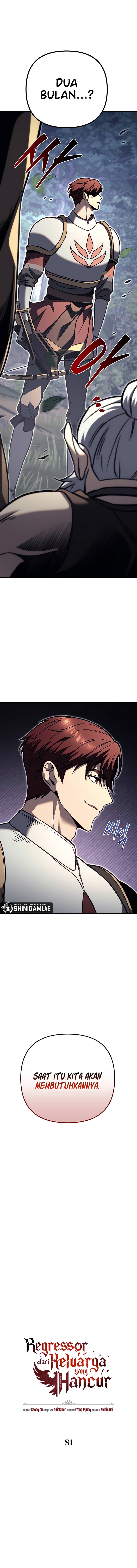Halaman 6 dari Regressor Of The Fallen Family Chapter 81