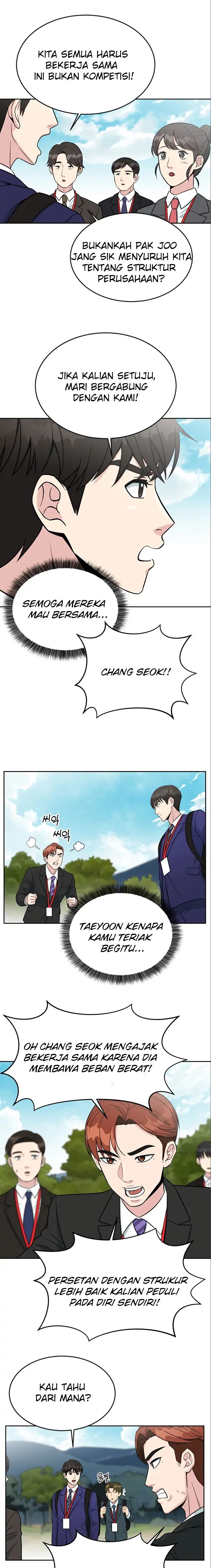 Halaman 10 dari Reincarnated as a New Employee Chapter 8