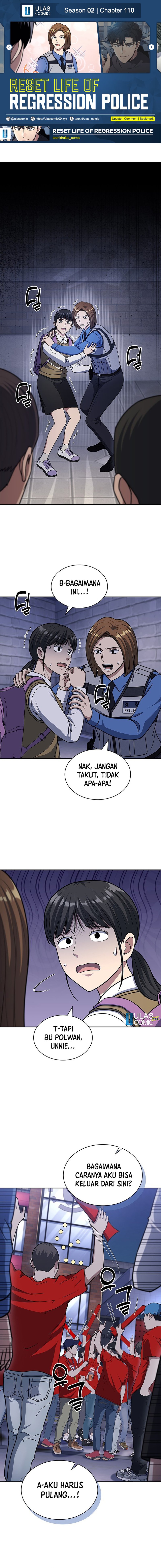 Halaman 1 dari Reset Life of Regression Police Chapter 110