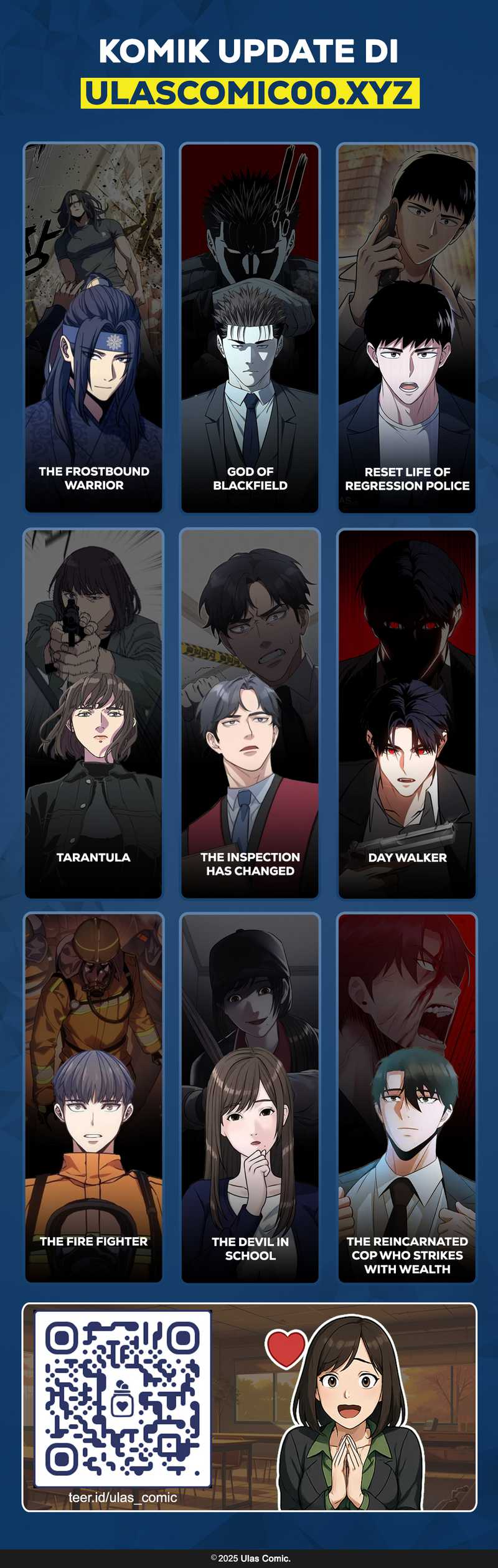 Halaman 16 dari Reset Life of Regression Police Chapter 131