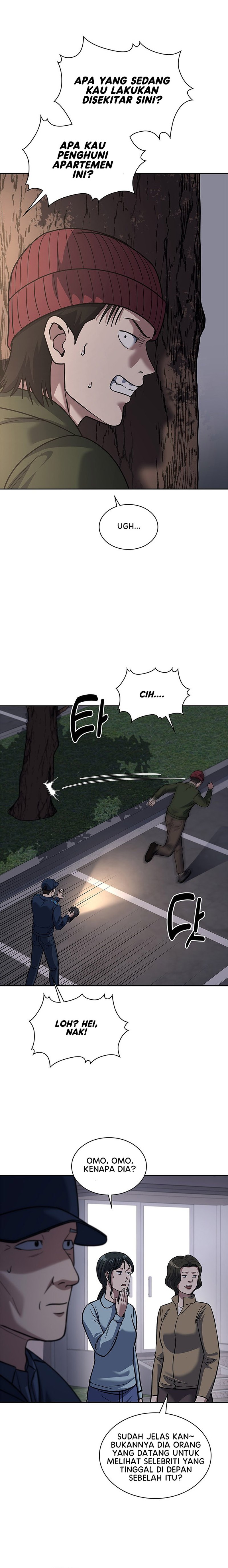 Halaman 19 dari Reset Life of Regression Police Chapter 74