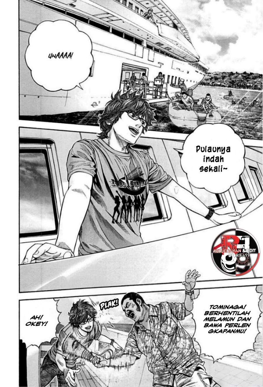 Halaman 17 dari Biohazard - Heavenly Island Chapter 1