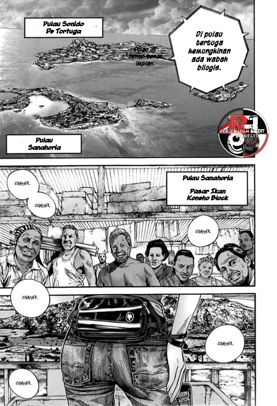 Halaman 25 dari Biohazard - Heavenly Island Chapter 1