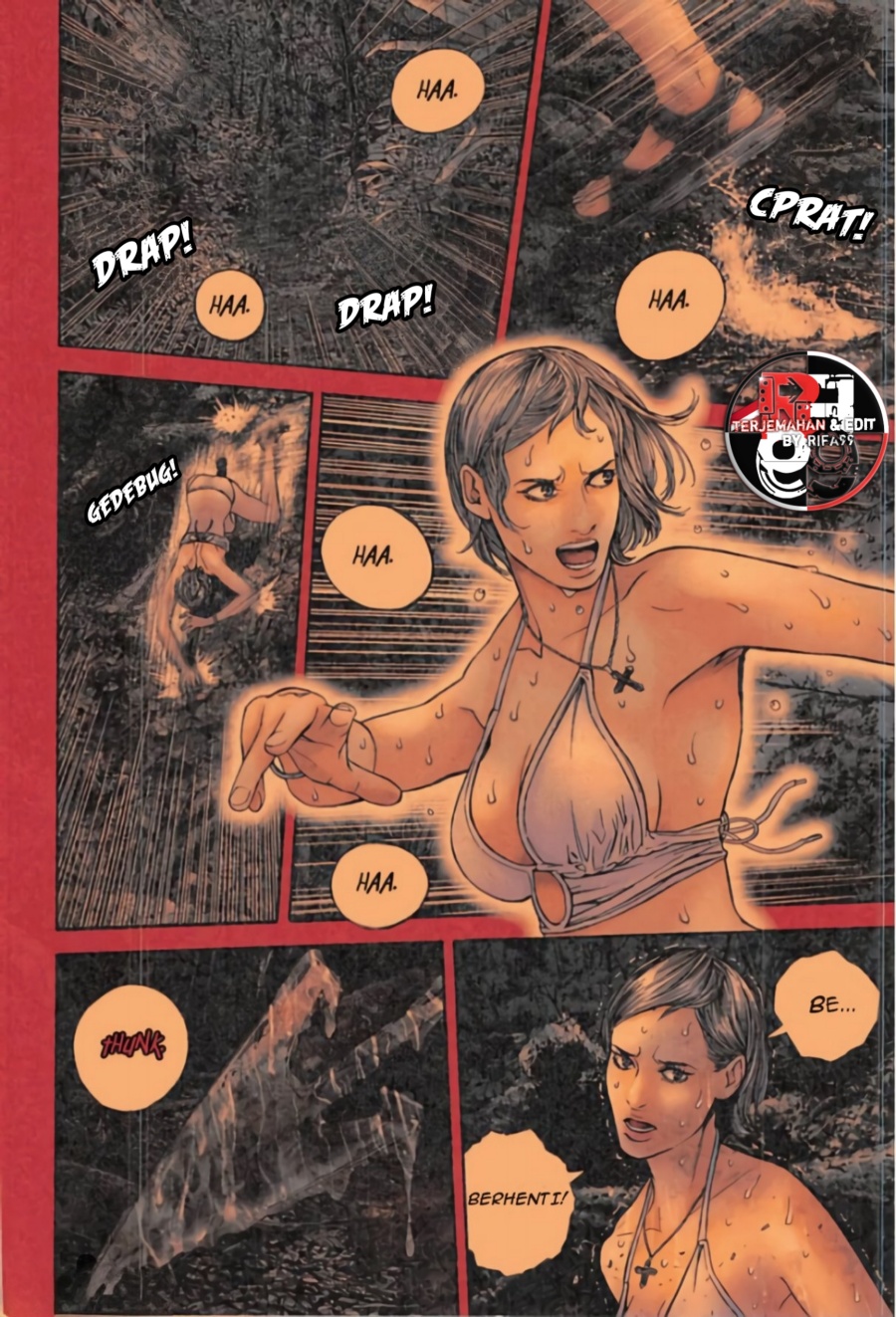 Halaman 7 dari Biohazard - Heavenly Island Chapter 1