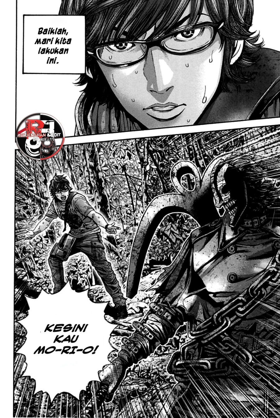 Halaman 17 dari Biohazard - Heavenly Island Chapter 7