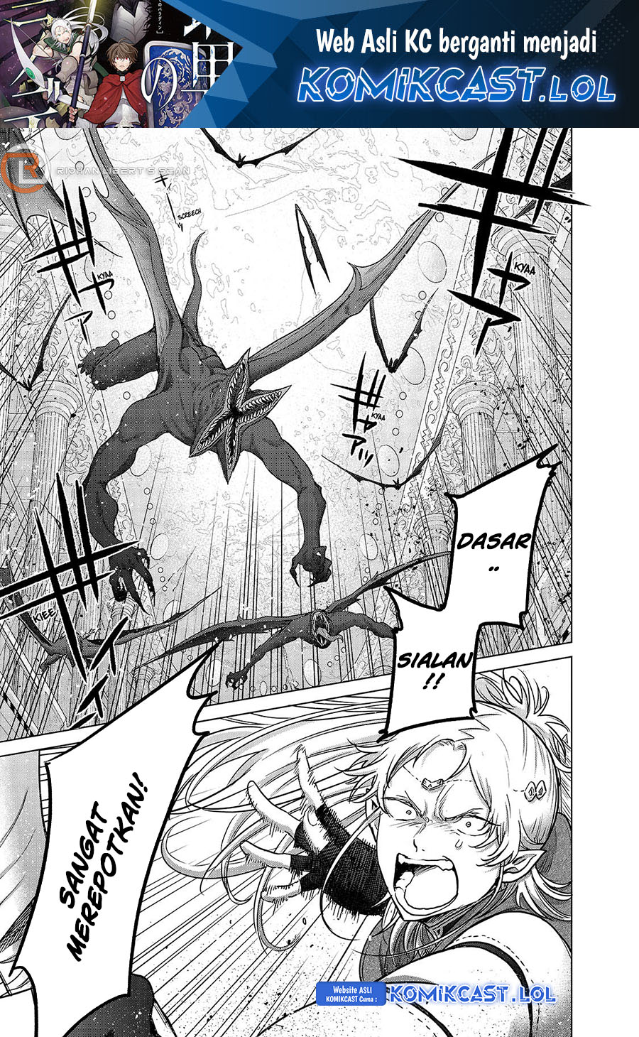 Halaman 2 dari Saihate no Paladin Chapter 52