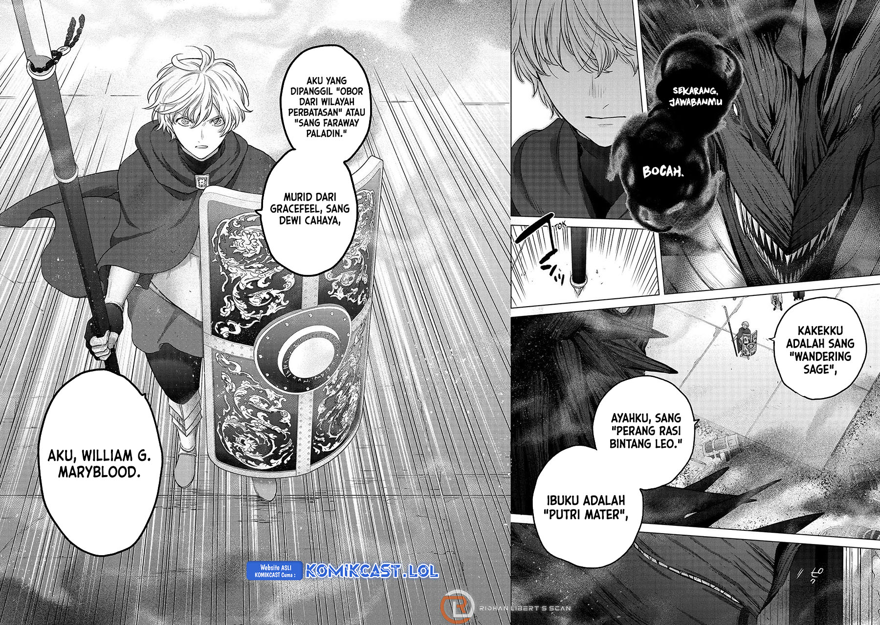 Halaman 11 dari Saihate no Paladin Chapter 55