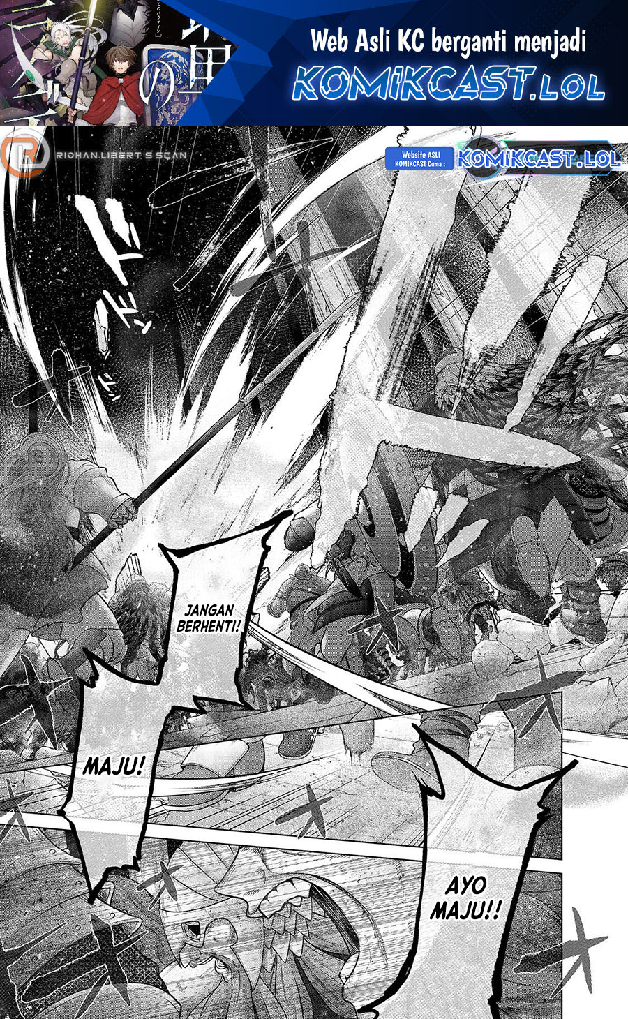 Halaman 2 dari Saihate no Paladin Chapter 62