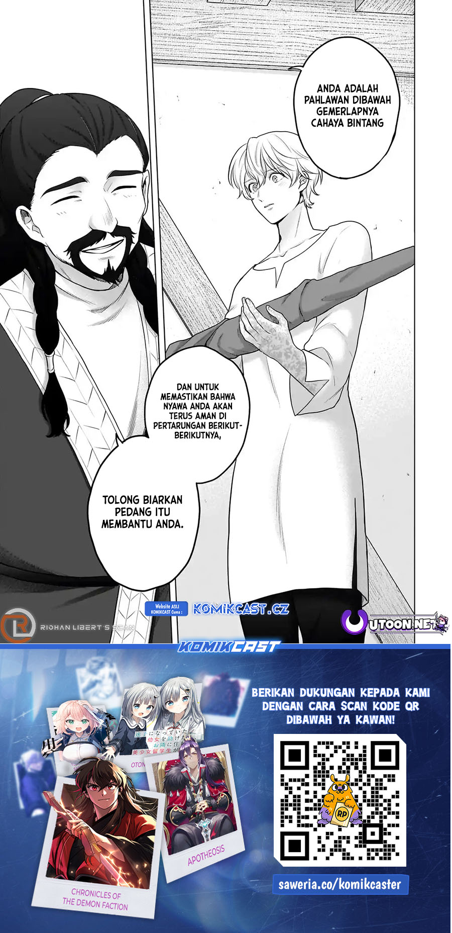 Halaman 30 dari Saihate no Paladin Chapter 65