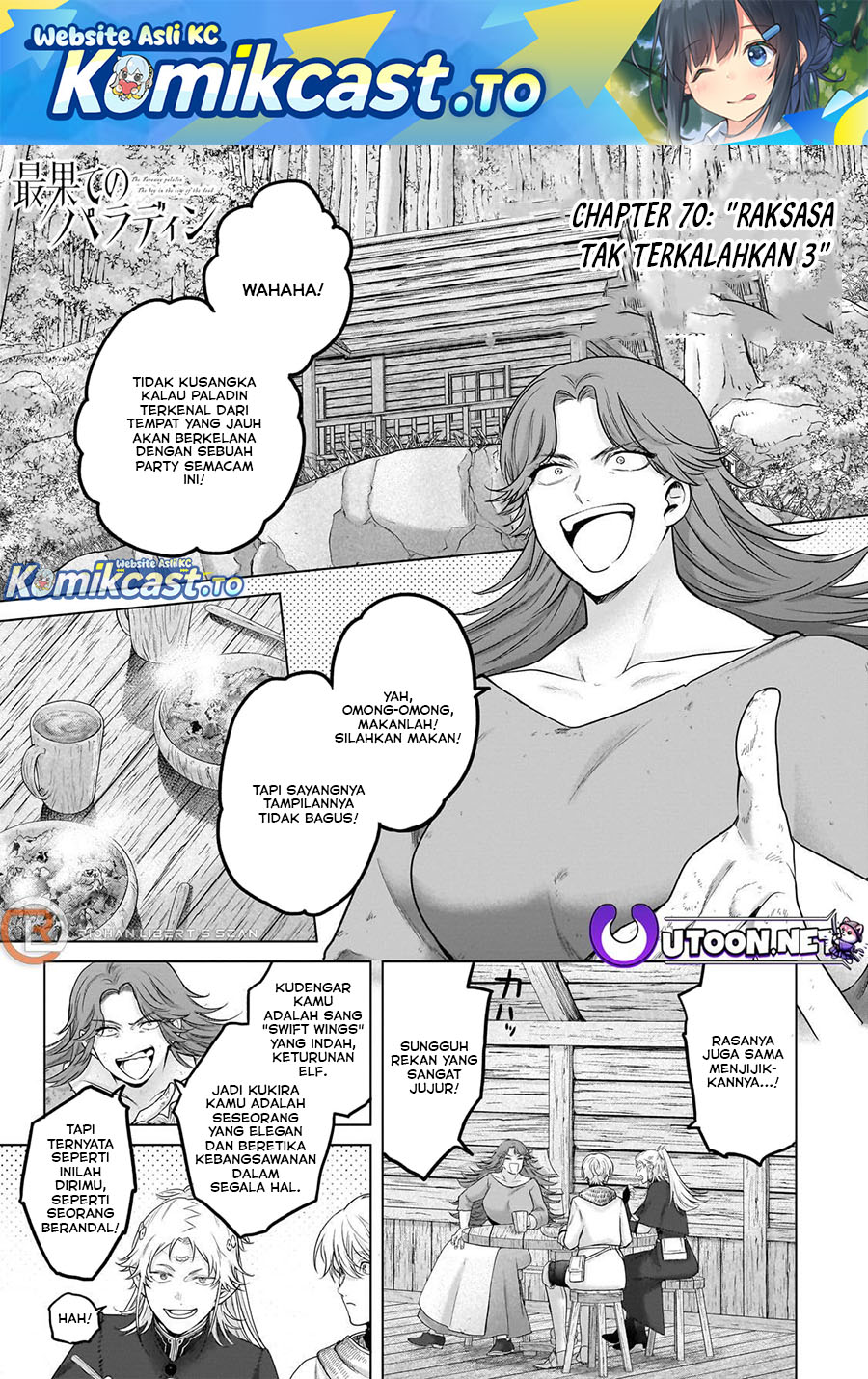 Halaman 2 dari Saihate no Paladin Chapter 70.1