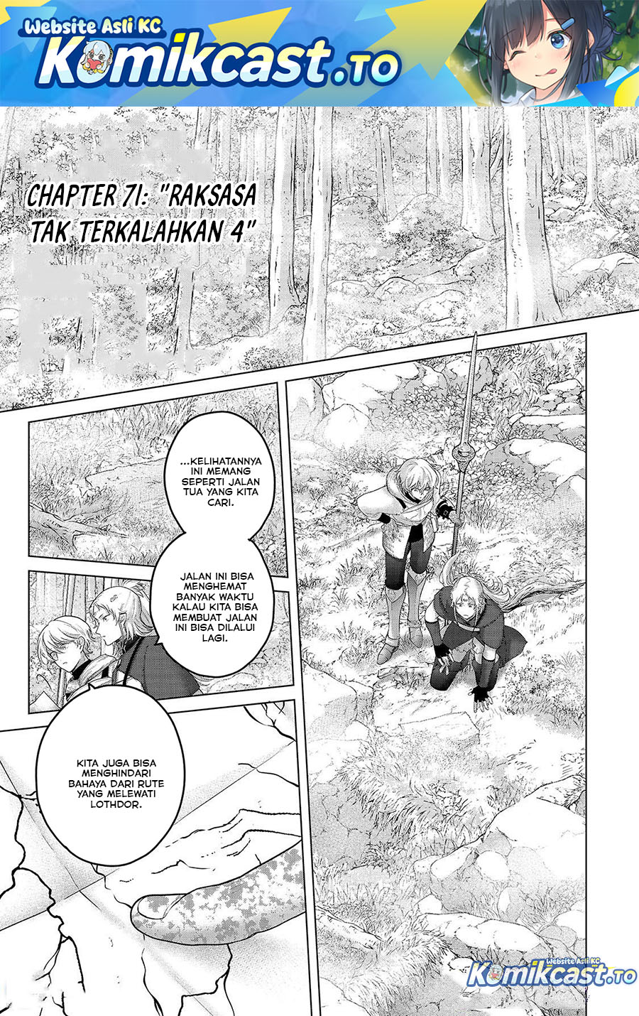 Halaman 2 dari Saihate no Paladin Chapter 71.1