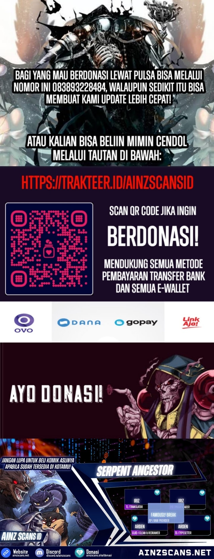 Halaman 1 dari Serpent Ancestor Chapter 33