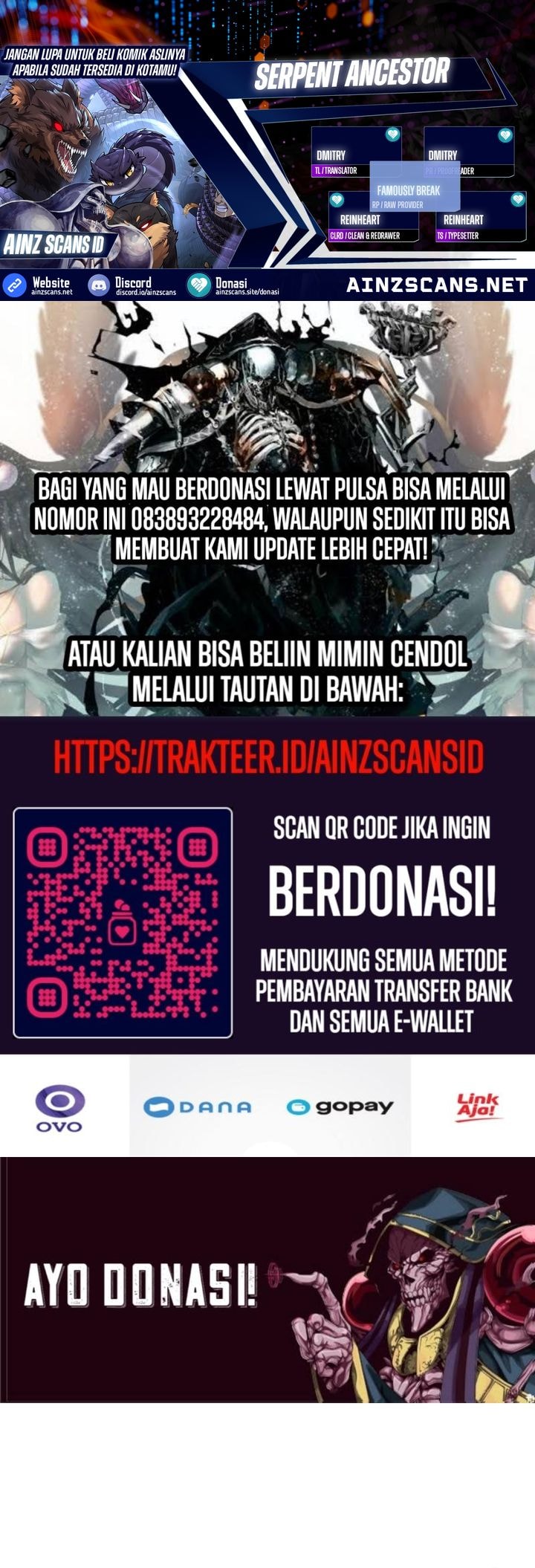 Halaman 1 dari Serpent Ancestor Chapter 38