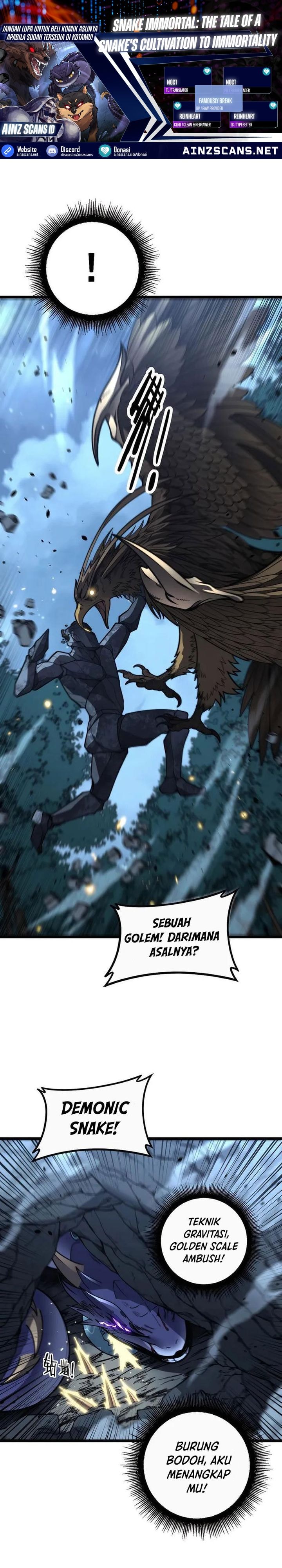 Halaman 1 dari Serpent Ancestor Chapter 46