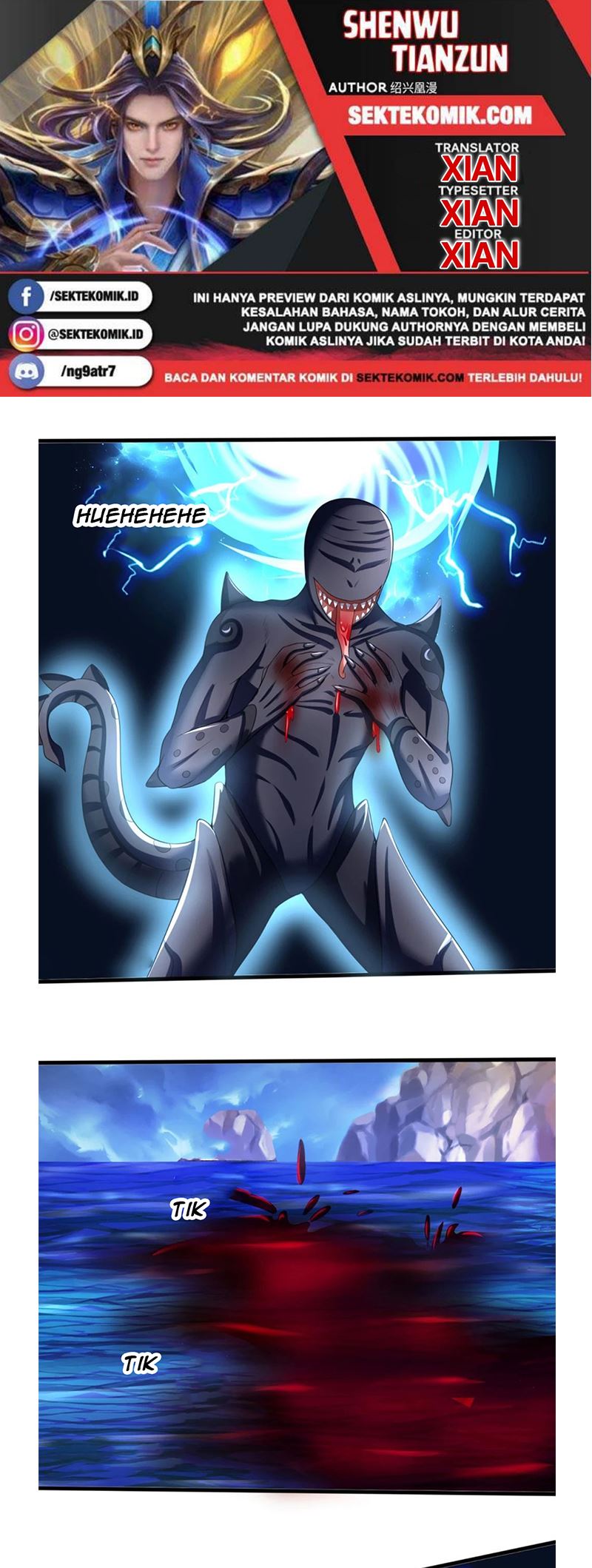 Halaman 1 dari Shenwu Tianzun Chapter 323