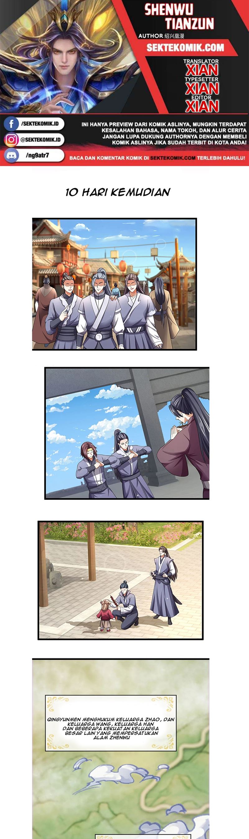 Halaman 1 dari Shenwu Tianzun Chapter 326