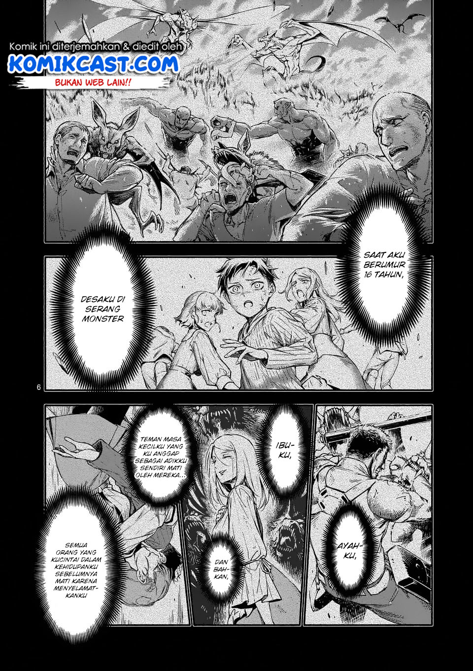 Halaman 7 dari Shi ni Modori, Subete o Sukuu Tame ni Saikyou e to Itaru @ Comic Chapter 1