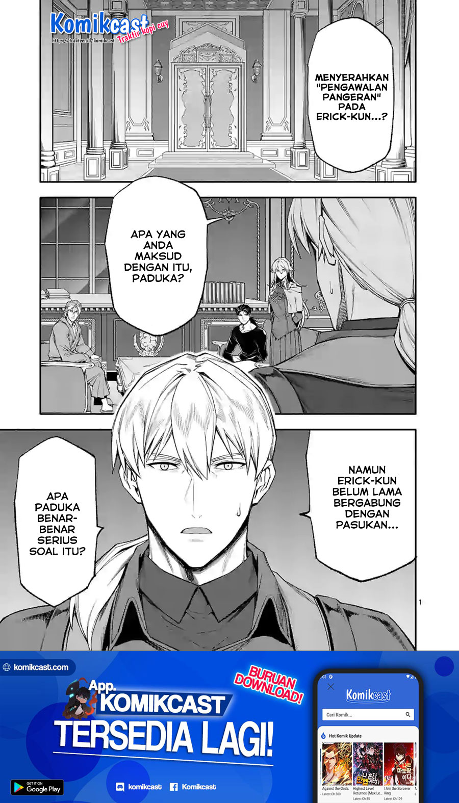 Halaman 2 dari Shi ni Modori, Subete o Sukuu Tame ni Saikyou e to Itaru @ Comic Chapter 37