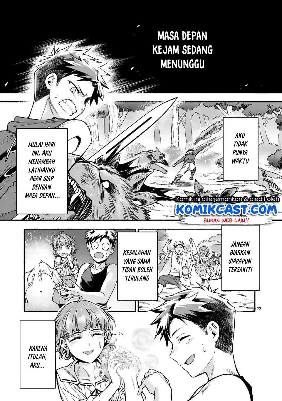 Halaman 25 dari Shi ni Modori, Subete o Sukuu Tame ni Saikyou e to Itaru @ Comic Chapter 5