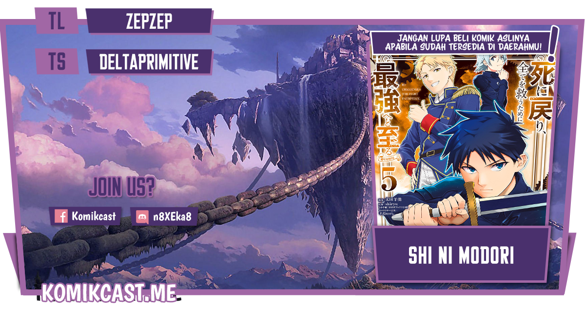 Halaman 1 dari Shi ni Modori, Subete o Sukuu Tame ni Saikyou e to Itaru @ Comic Chapter 52.2