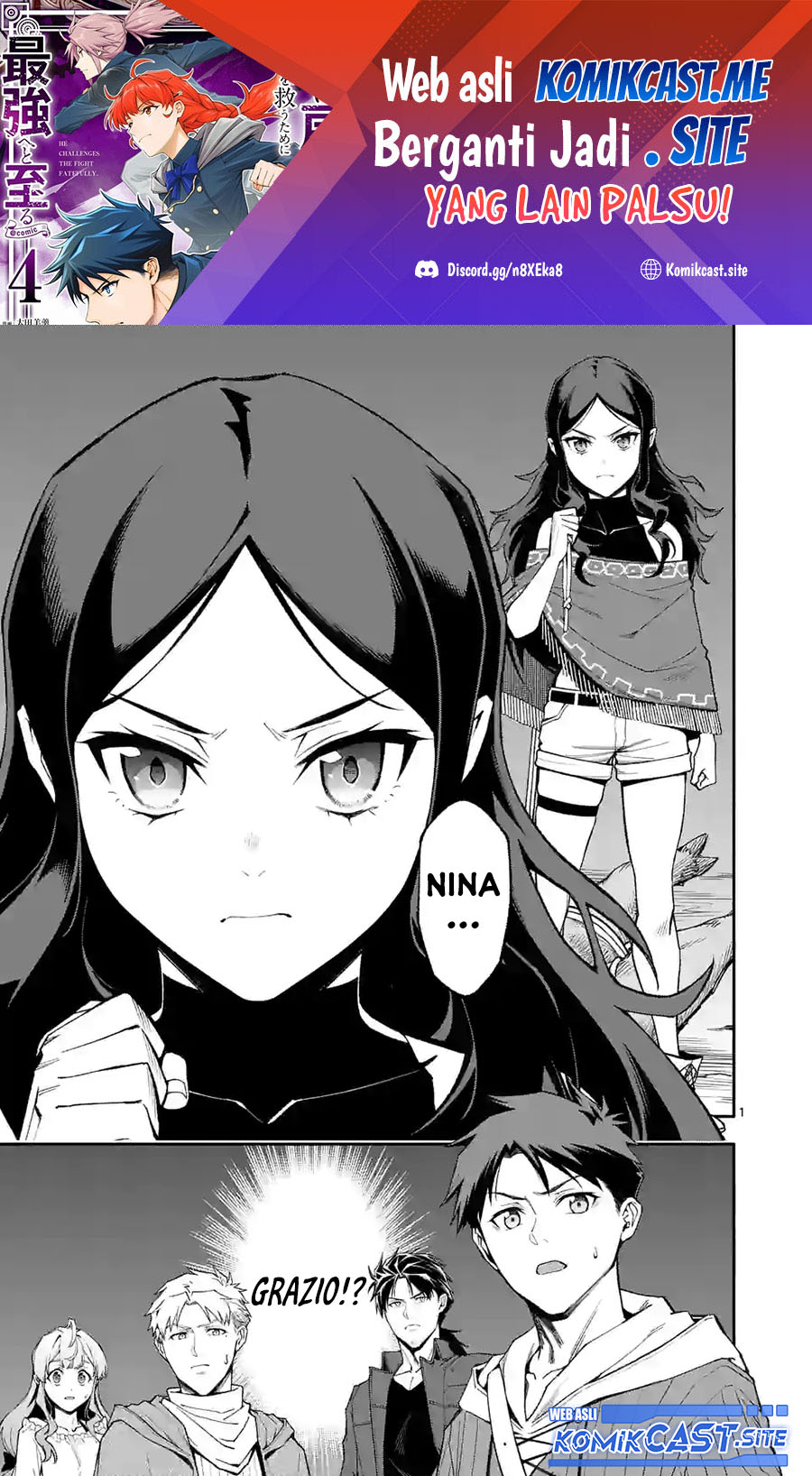 Halaman 2 dari Shi ni Modori, Subete o Sukuu Tame ni Saikyou e to Itaru @ Comic Chapter 55