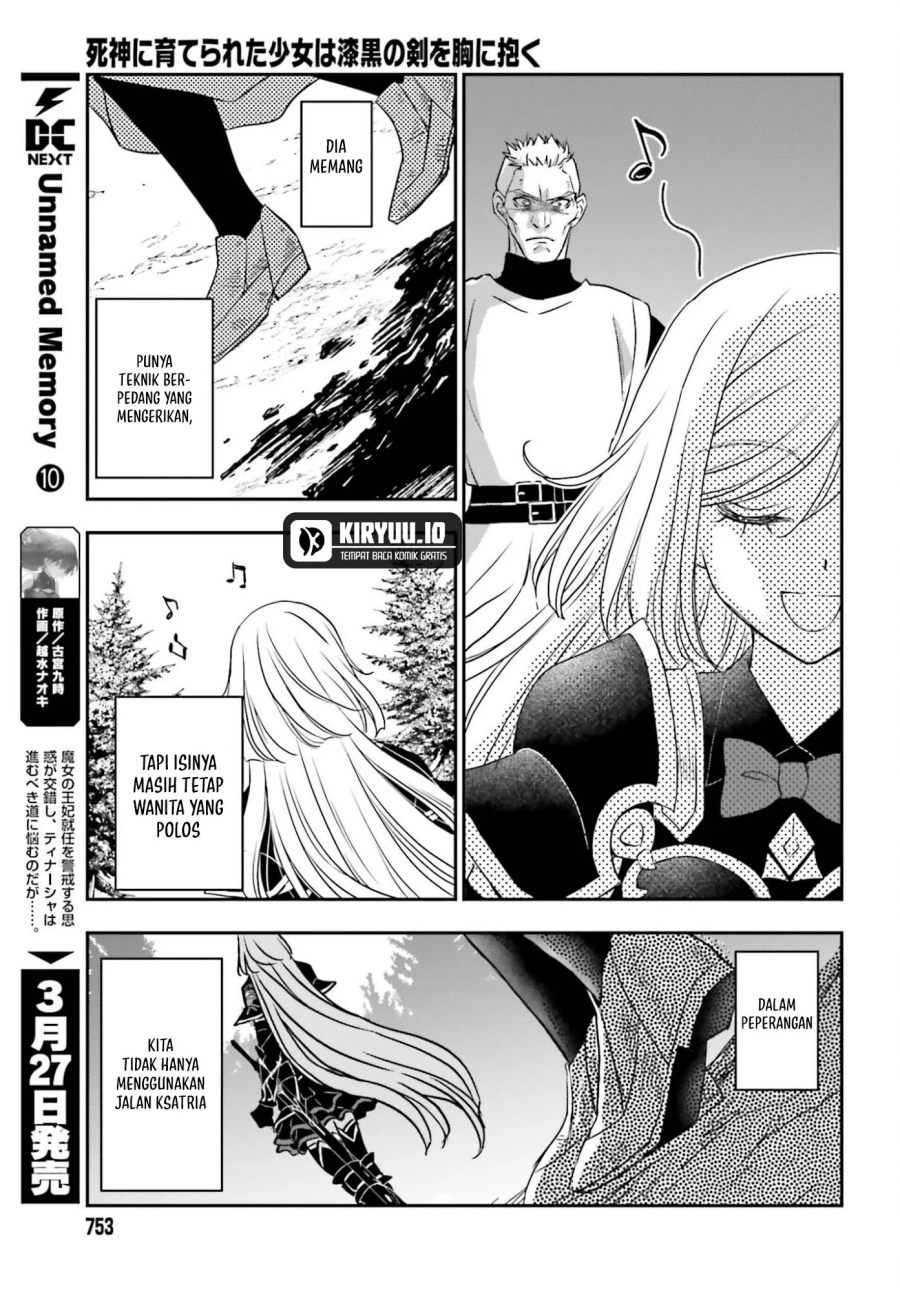 Shinigami ni Sodaterareta Shoujo wa Shikkoku no Tsurugi wo Mune ni Idaku chapter 56 halaman 6