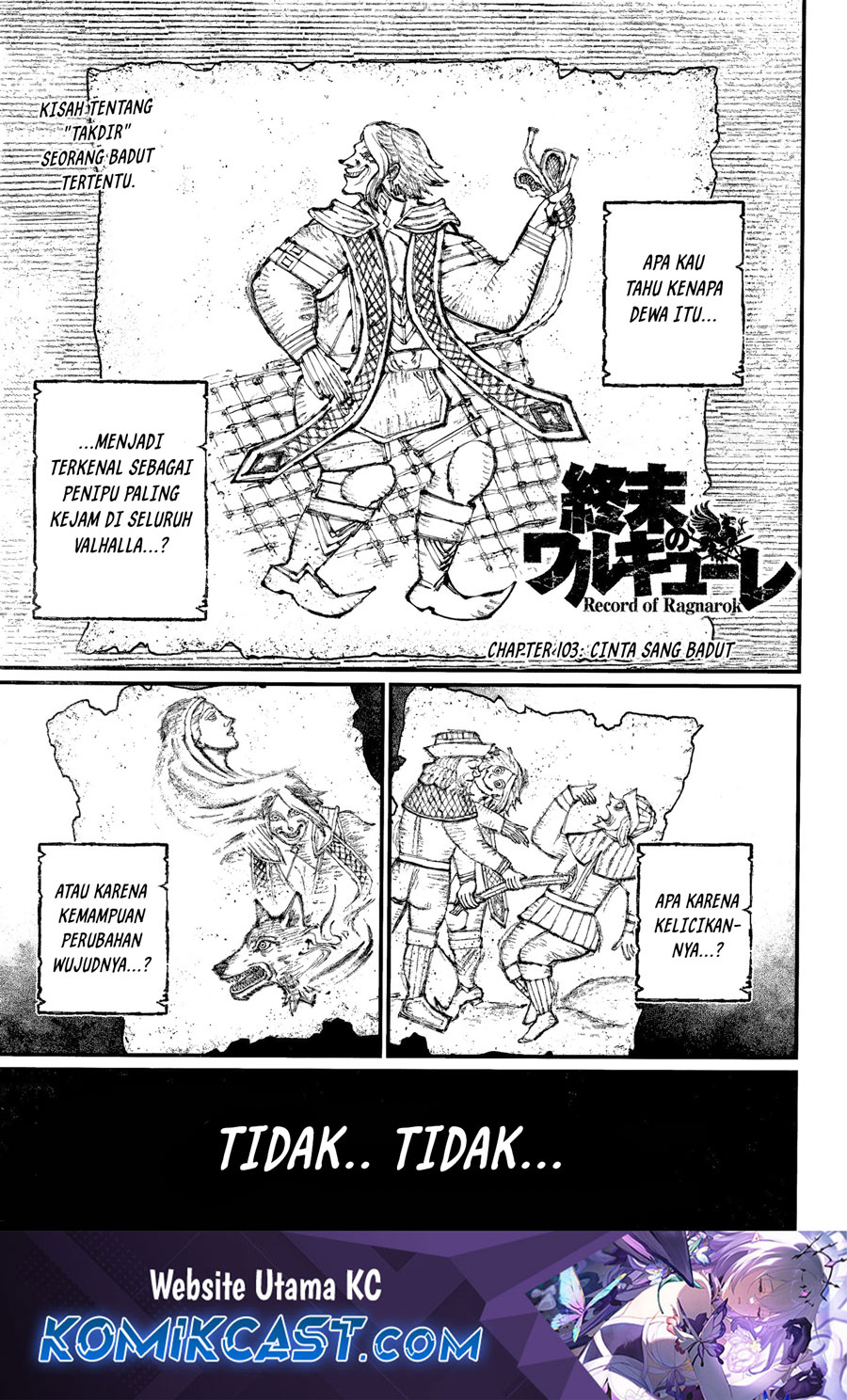 Halaman 2 dari Shuumatsu no Valkyrie Chapter 103