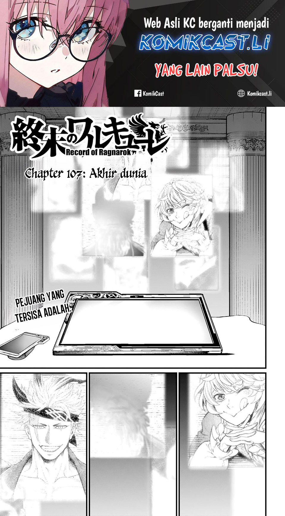 Halaman 2 dari Shuumatsu no Valkyrie Chapter 107